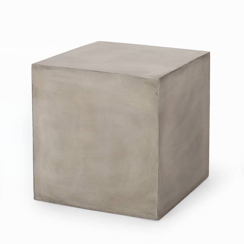 Outdoor MGO Side Table ,Light Grey