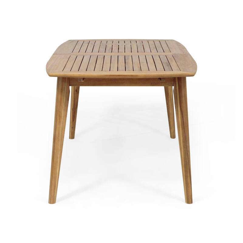 7 Pieces Outdoor Modern Expandable Dining Set