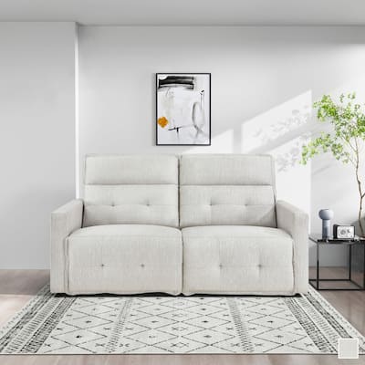 Autrey Fabric Power Double Reclining Loveseat