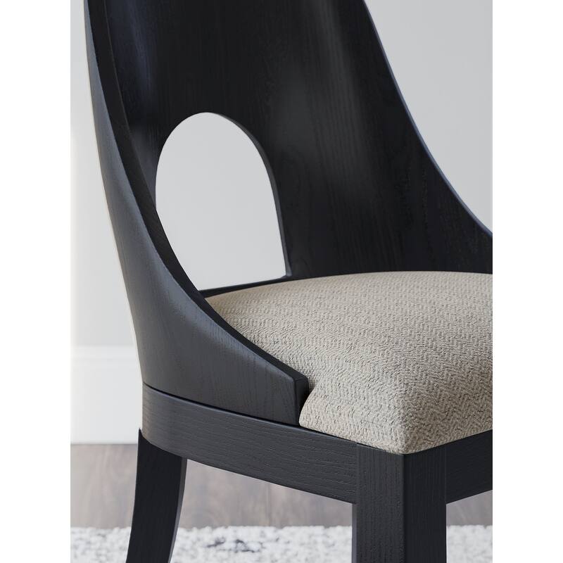Signature Design by Ashley Rowanbeck Black Home Office Desk Chair - 20"W x 24"D x 34"H