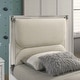preview thumbnail 7 of 22, Furniture of America Drima Modern 3-Piece Pearl White Solid Wood Kids Platform Bedroom Set with LED