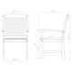 preview thumbnail 8 of 12, Cambridge Casual Leon 6-Piece Teak Patio Extendable Dining Set