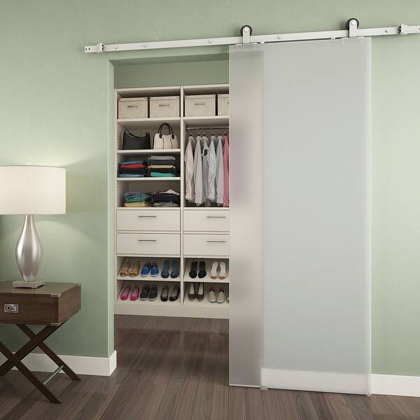 Shop Schlage Sd10 8 0 Tmnt Top Mount 96 Sliding Barn Door Track