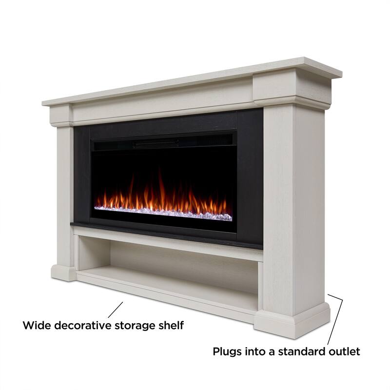 Bristow 66" Smart Landscape Electric Fireplace by Real Flame