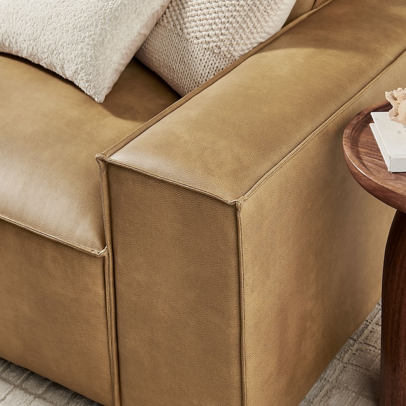 Restore 3-Piece Vegan Leather Modular Sofa Set