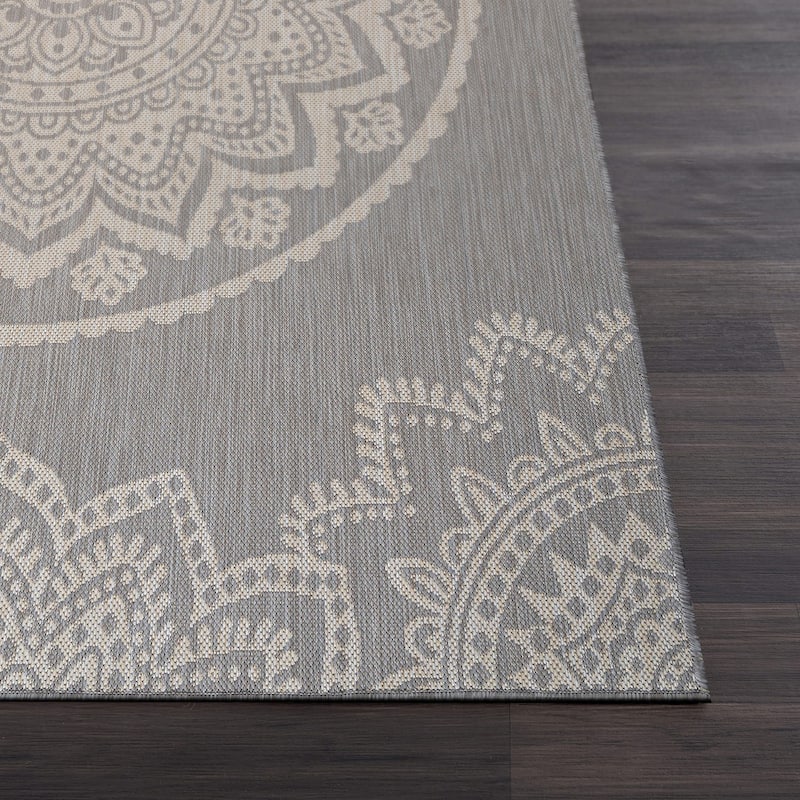 Beverly Rug Waikiki Insignia Modern Indoor Outdoor Rug