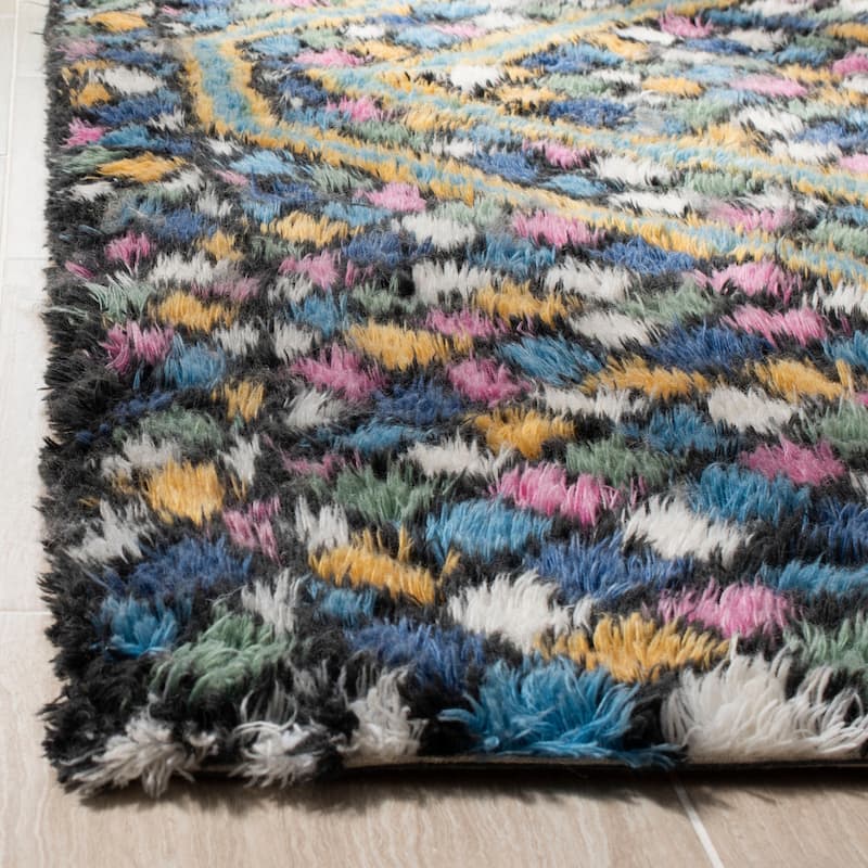 SAFAVIEH Casablanca Shag Fermina Wool Rug