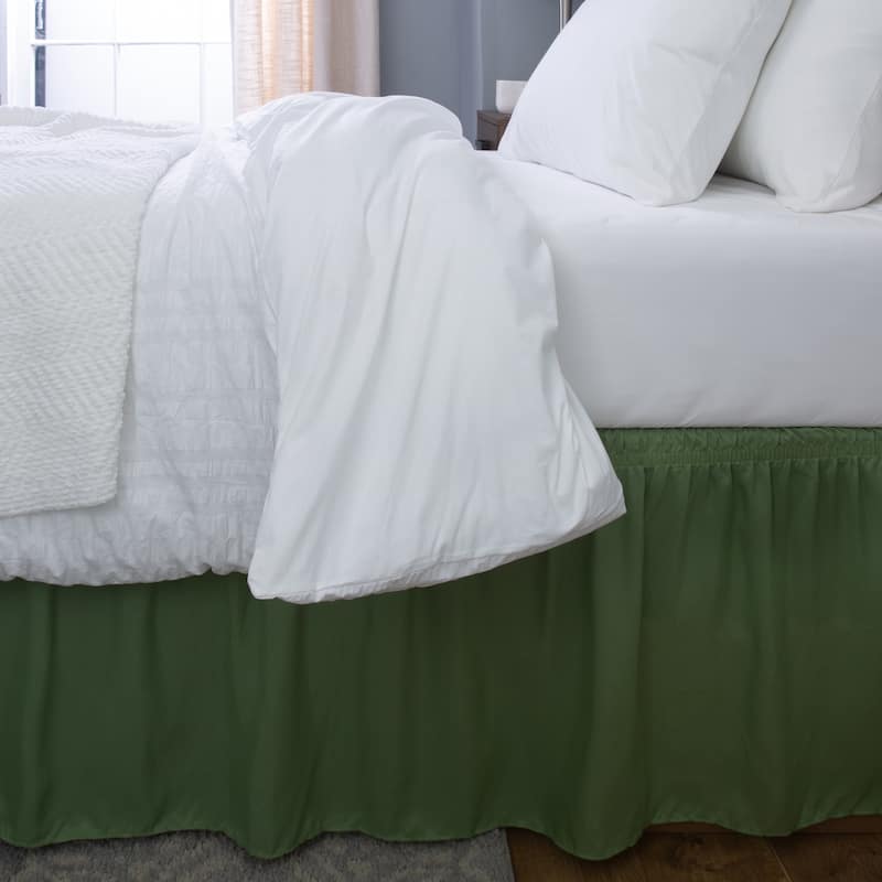Home Details Wrap Around Bed Ruffle Twin/Full in Sage