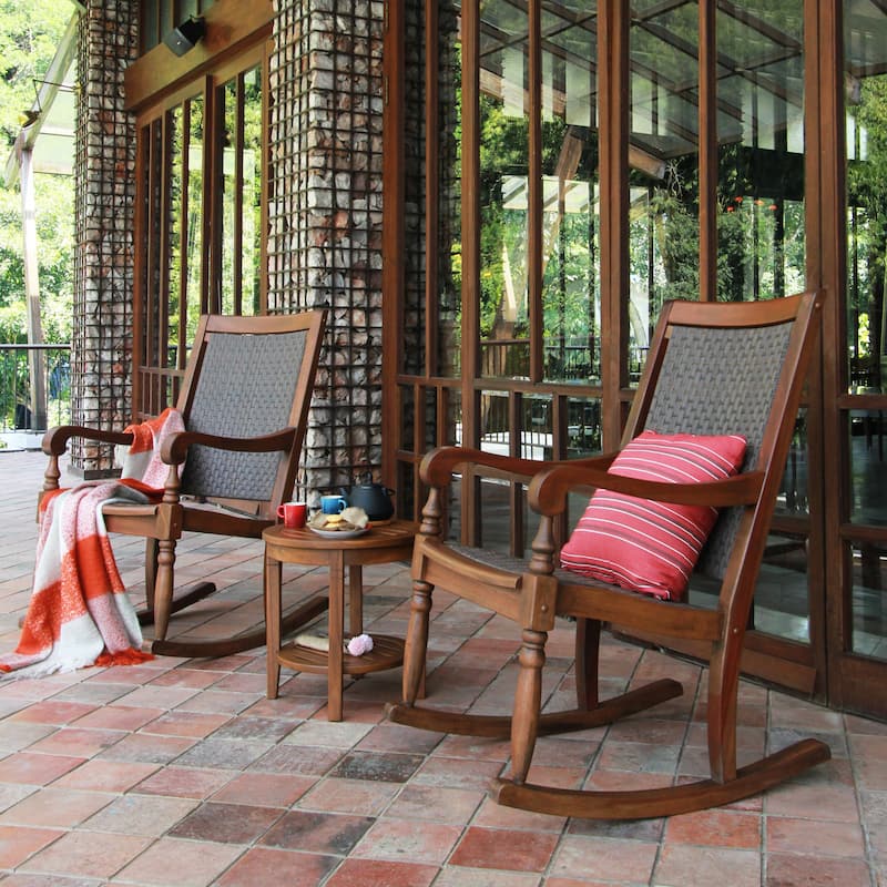 Cambridge Casual Alston Wood Outdoor Side Table