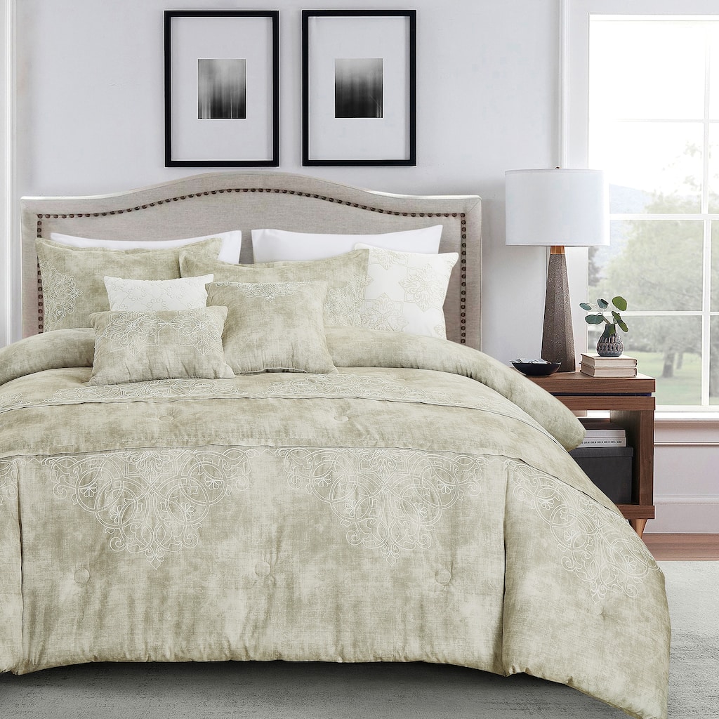 Hiroya Luxury 7 Piece Comforter