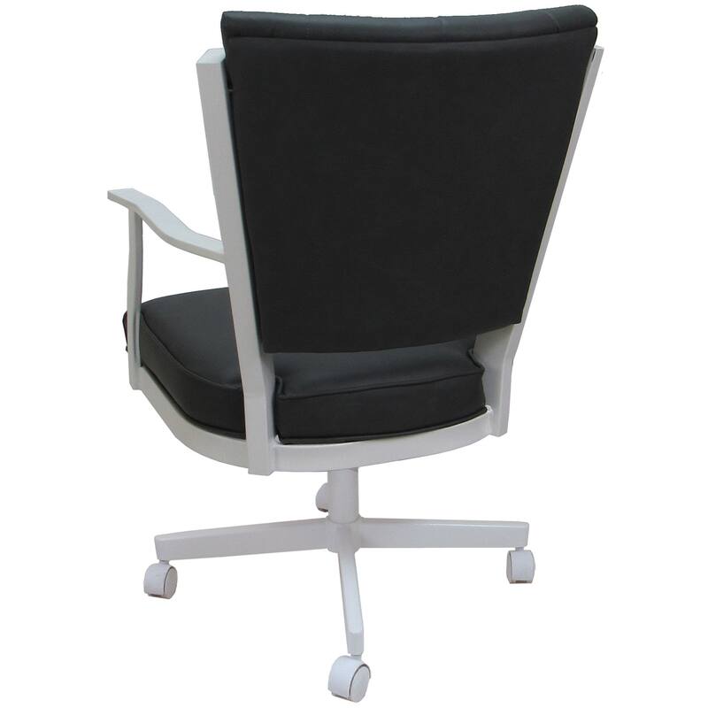Montana Swivel Metal Dining Caster Chair on Reading Base
