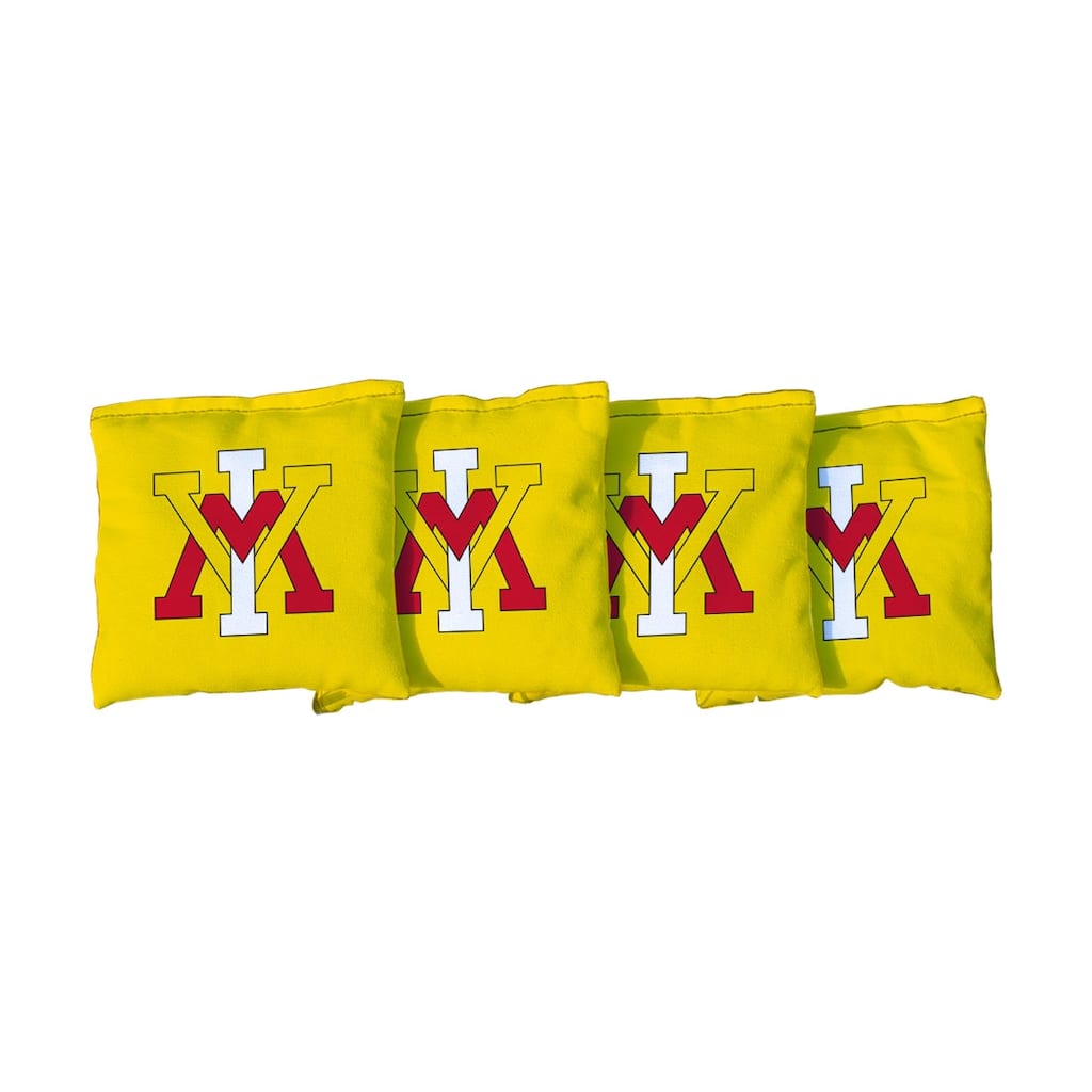 Virginia Military Institute Yellow Cornhole Bags