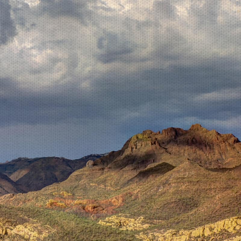 Stormy Dessert by Robert Murray Canvas Art Print