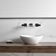 preview thumbnail 10 of 9, Eridanus 16" Oval Ceramic Bathroom Vessel Sink Wash Basin