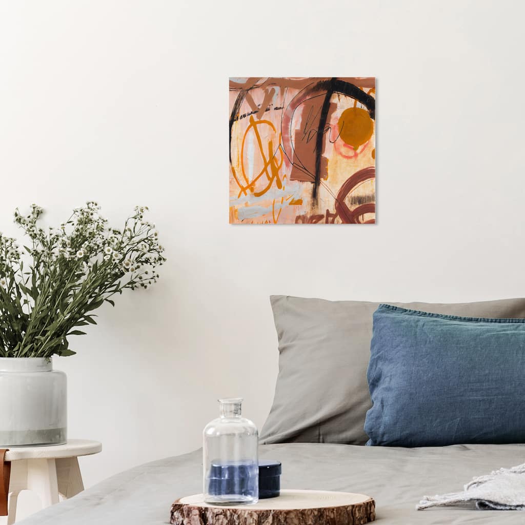 Wynwood Studio Canvas Abstract Tan and Taupe II Brown and Dark Yellow Modern & Contemporary Wall Art Canvas Print