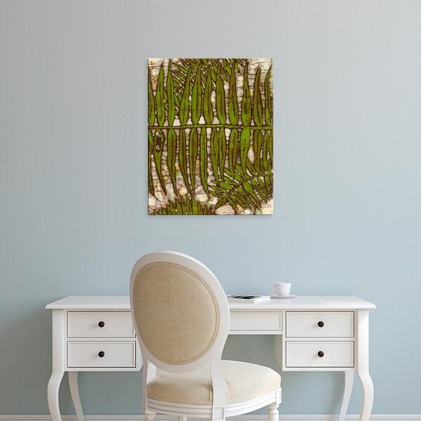 Easy Art Prints Andrea Davis's 'Batik Frond III' Premium Canvas Art