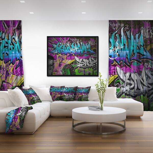 Shop Designart Graffiti Wall Urban Art Abstract Street Art