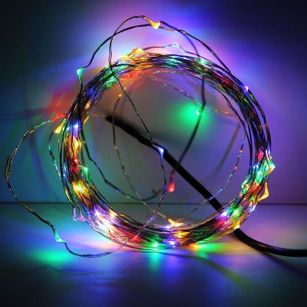 100LEDs RGBY Fairy LED Wire Christmas String Lights, 33ft (10m) Multicolor  Starry Lights - Bed Bath & Beyond - 13743753