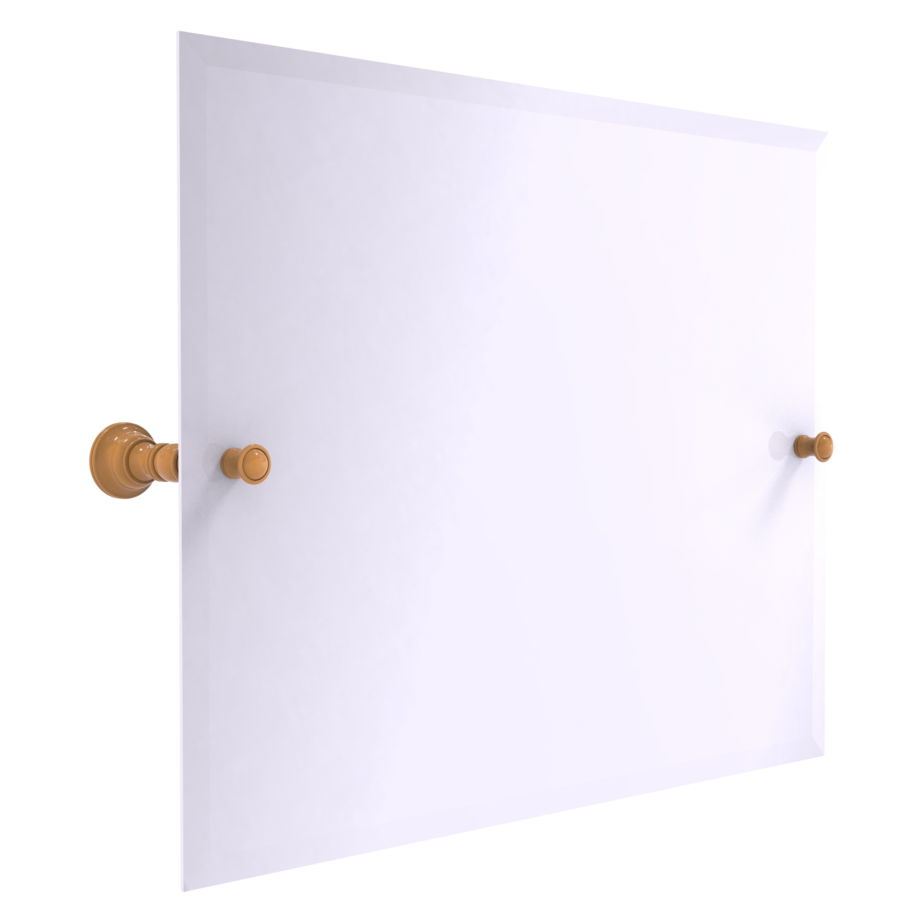 Allied Brass Carolina Collection Frameless Landscape Rectangular Tilt Mirror with Beveled Edge