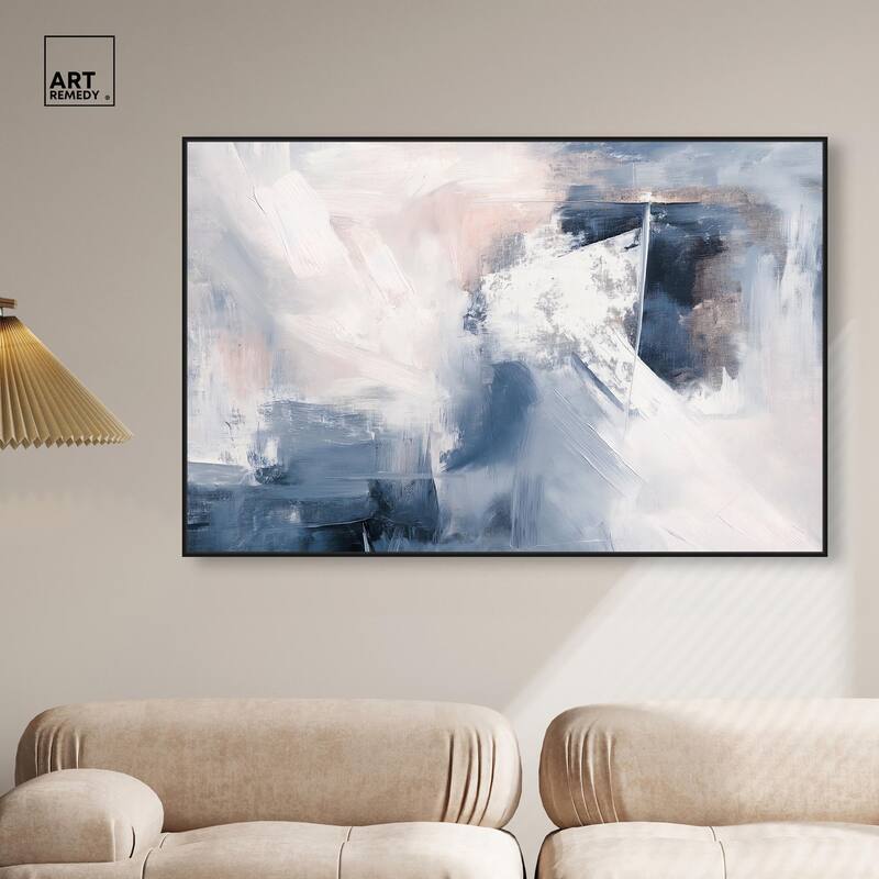 Blue Rapture II Canvas by Art Remedy