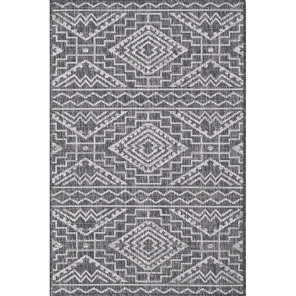 Domani Pyramids Chevron Indoor/ Outdoor Rug