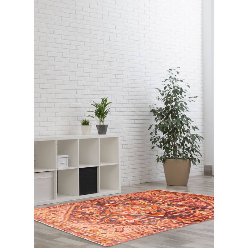 ECARPETGALLERY Hand-knotted Andelz Black Wool Rug - 4'2 x 6'11