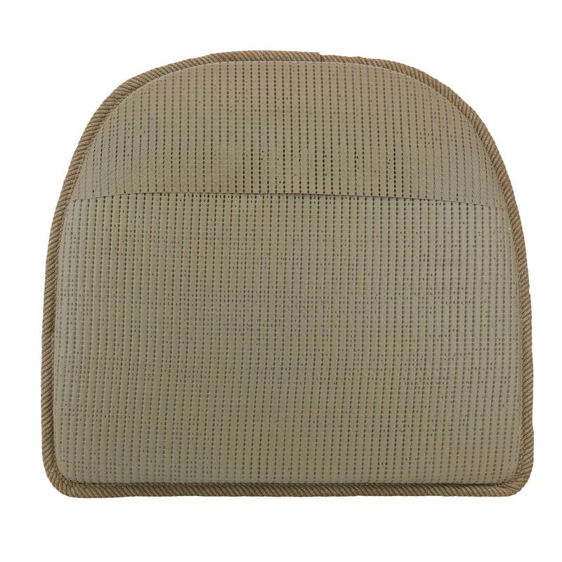 Klear Vu The Gripper Corduroy Non-Slip Chair Cushions