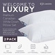 preview thumbnail 3 of 19, Lincove Cloud Canadian Down Luxury Sleeping Pillow - 600 Fill Power, Made in Canada
