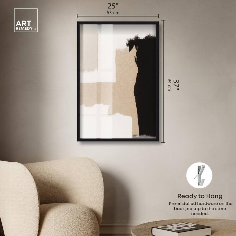 Earth and Ink III Shadowbox by Art Remedy