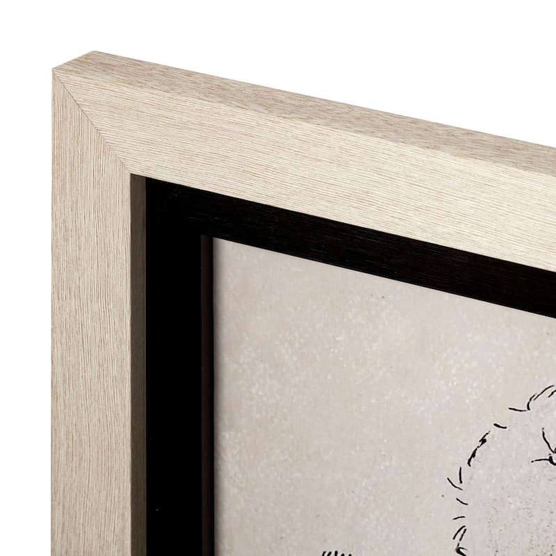 Maskros Akvarellmalning Framed Art Print