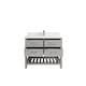 preview thumbnail 59 of 128, Willow Collections 42 x 22 Parker Single Bowl Sink Bathroom Vanity with 2 in Quartz