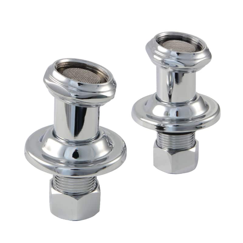 Kingston Brass Vintage 2-5/16" High Tub Mount Couplers - Polished Chrome