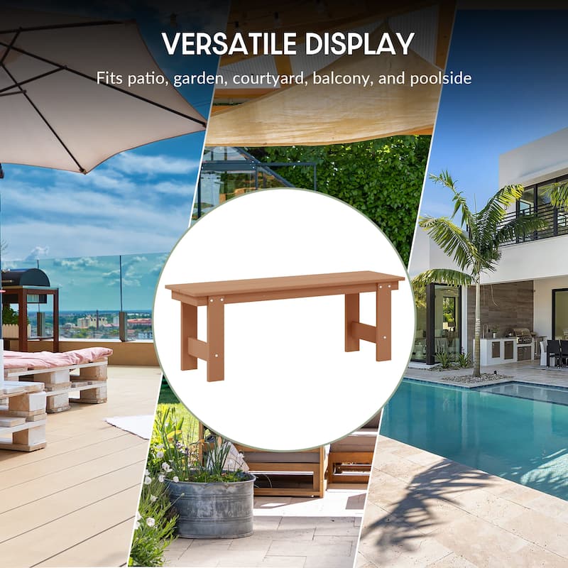 Polytrends Shoreside Patio 48" Bench