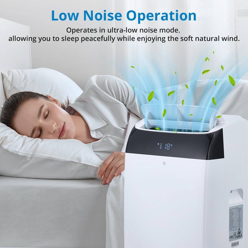 Enhanced Cooling Portable Air Conditioner - Efficient 14000 BTU, Air Conditioner whit Dual Motors