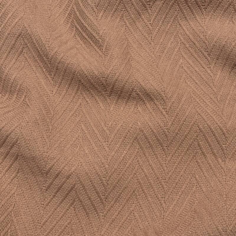 Superior Metro Zig-Zag Chevron All-Season Bedding Cotton Blanket