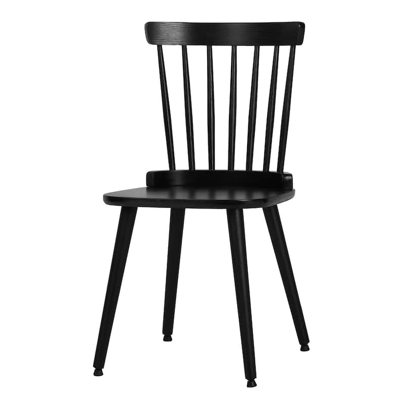 Farmhouse Windsor Dining Chairs with Spindle Back - 33.3"H x 17.4"W x 19.7"D