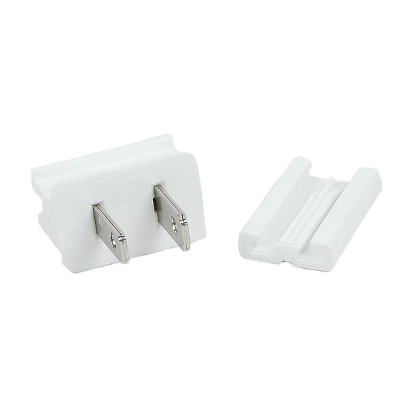 SPT-1 Male Plug, Snap On Vampire Plugs, White, Polarized, 8 AMP, 25 ...