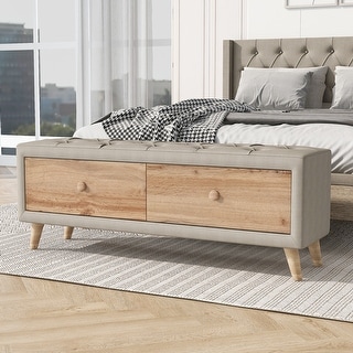 Storage ottoman bench with drawers new arrivals