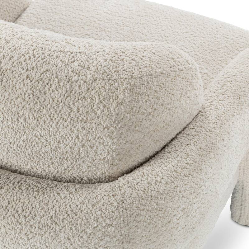 Classic Home Salino Upholstered Fabric Lounge Accent Chair