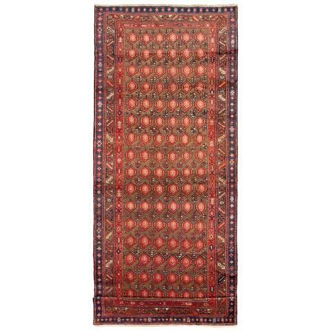 ECARPETGALLERY Hand-knotted Konya Anatolian Red Wool Rug - 5'2 x 14'0