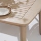 preview thumbnail 12 of 12, Outdoor Dining Set 7-Piece Acacia Wood Patio Rope-Woven Arm Chair and Dining Table with Umbrella Hole