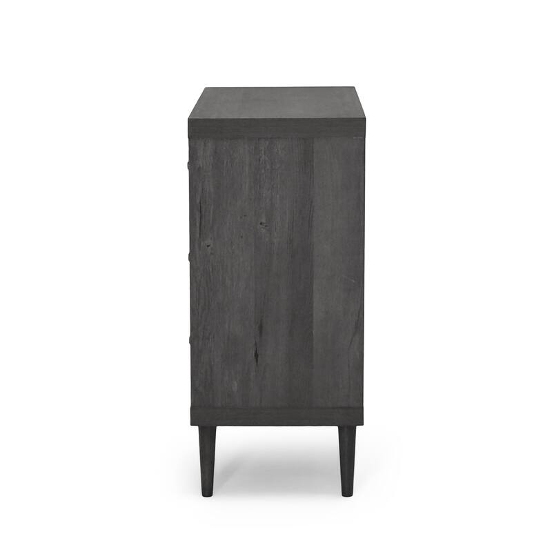 Wardrobe 3 Drawer Dresser Grey Entrance Cabinet for Bedroom, Hallway