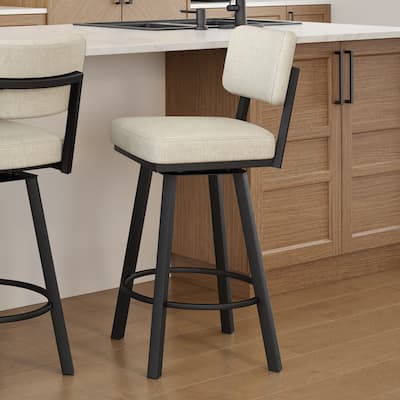 Amisco Alek Swivel Counter and Bar Stool
