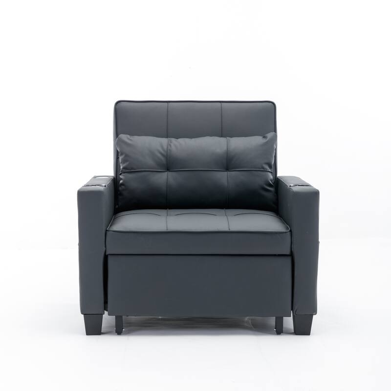 Pull Out Recliner Chair Bed Convertible 3 in 1