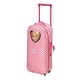 preview thumbnail 15 of 15, Badger Basket 3-in-1 Trolley Doll Carrier with Rocking Bed and Bedding - Pink/Polka Dot