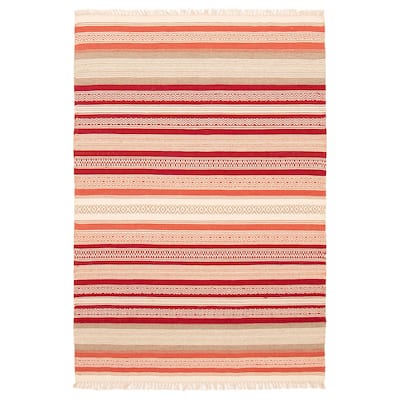 Boho Red Kilim 5'1" x 7'5" - 5'1 x 7'5