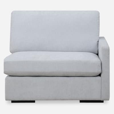 Refuge Solid Modular Right Arm Seat for Sectional Sofa - 43.25" - Sky Blue