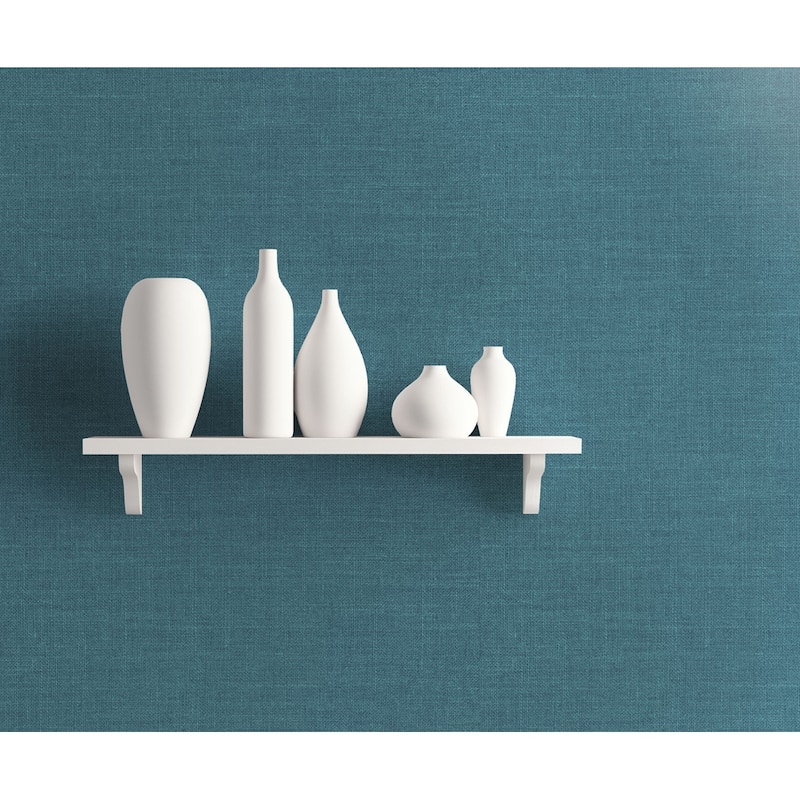 Seabrook Designs Hopsack Embossed Vinyl Unpasted Wallpaper
