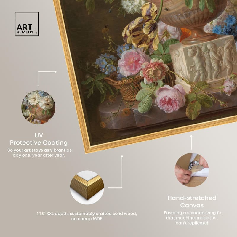 Alabaster Vase 1783 Canvas by Art Remedy