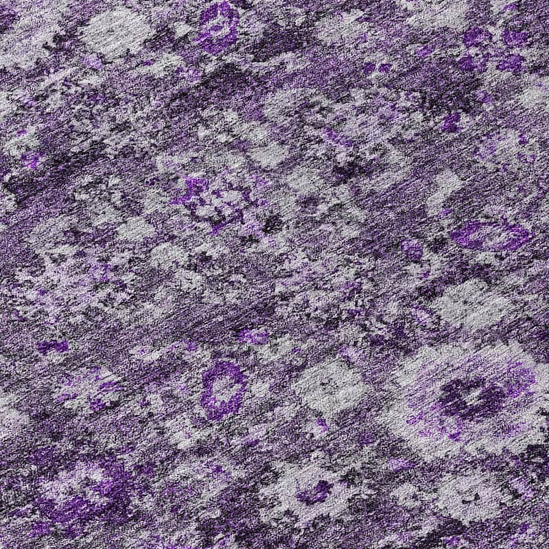 Machine Washable Indoor/ Outdoor Chantille Traditional Vintage Floral Rug